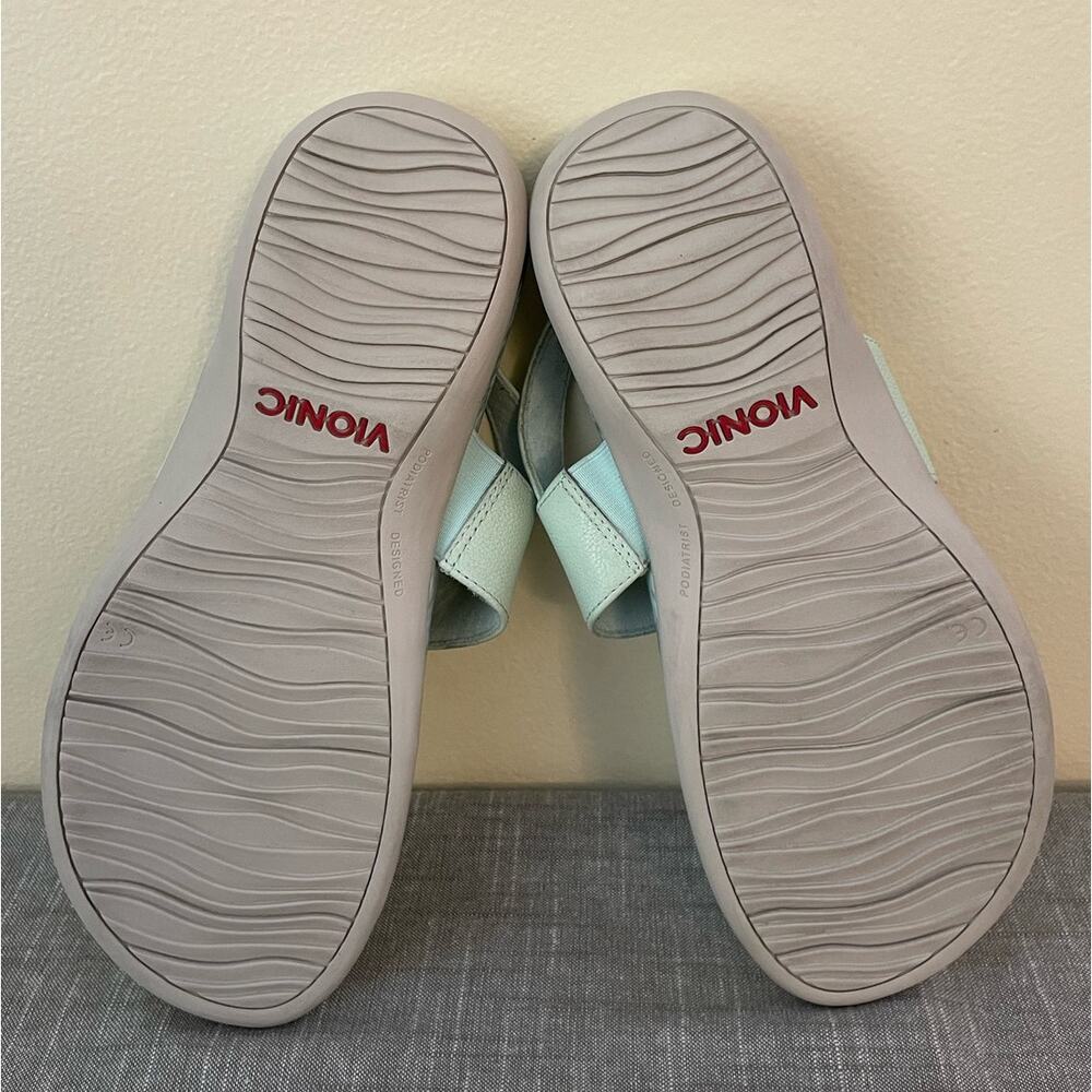 VIONIC Tala Womens Size 9 Mint T-Strap Slingback Sandals - Picture 10 of 12